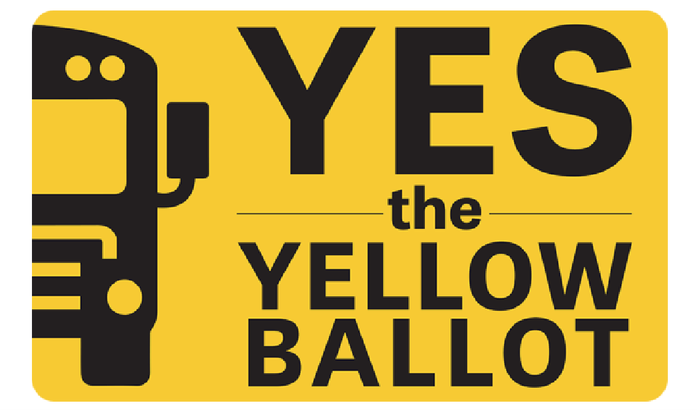 Yes the Yellow Ballot graphic