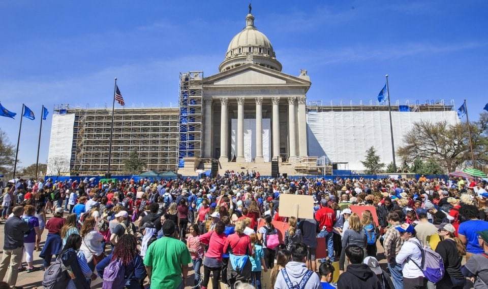 protestors at capitol