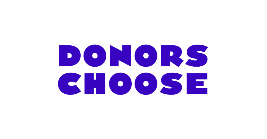 Logo for Donors Choose