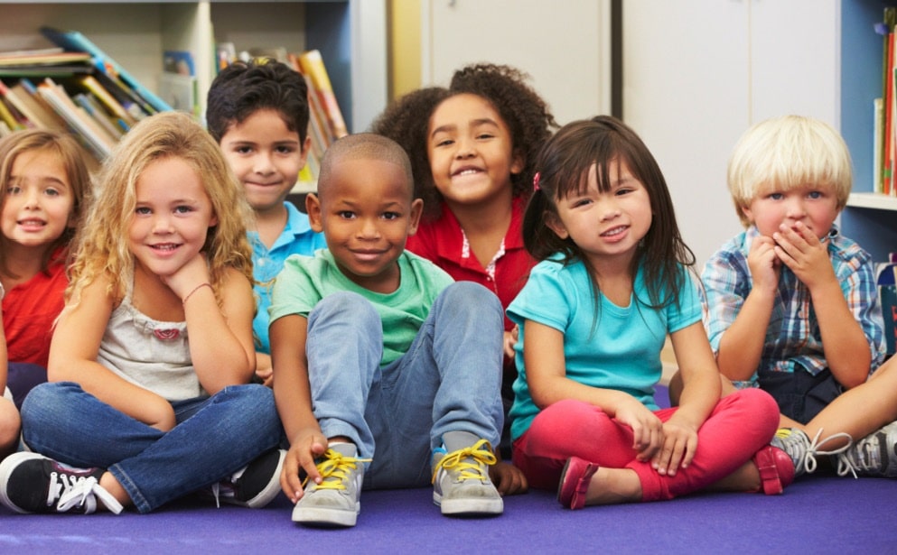 young students in classroom