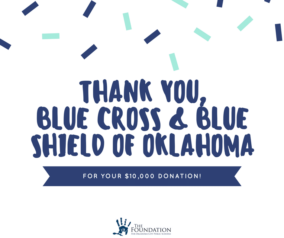 Thank you Blue Cross & Blue Shield of Oklahoma graphic
