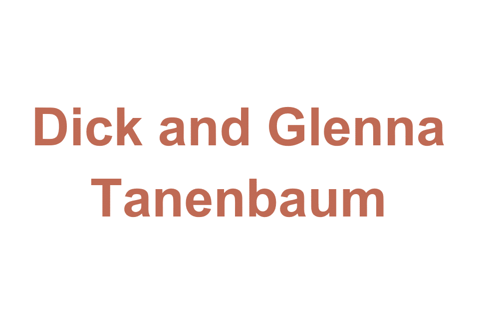 Dick and Glenna Tanenbaum